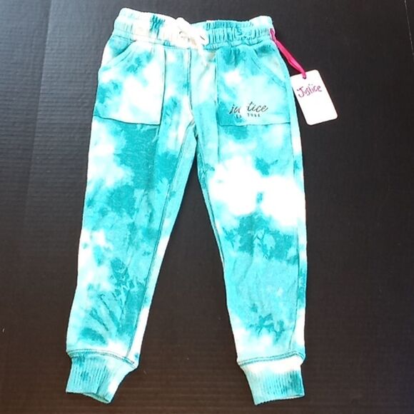 Girls Justice Tie-Dye Hacci Super Soft Jogger Pants Size S - Picture 1 of 5